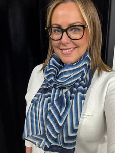 Lightweight Geometric Scarf (various colours) - chichappensboutique