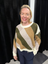 Load image into Gallery viewer, Autumn Stripe Cosy Knit (various colours)