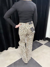 Load image into Gallery viewer, Tocada Wide Leg Animal Print Jeans