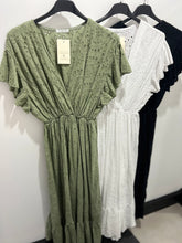 Load image into Gallery viewer, Extra Chic Broderie Anglaise Dress (various colours) - chichappensboutique