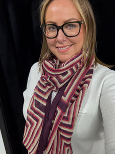 Lightweight Geometric Scarf (various colours) - chichappensboutique