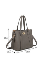 Load image into Gallery viewer, Faux Leather Small Tote Bag (various colours) - chichappensboutique