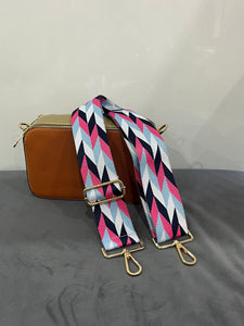 New Multicoloured Wide Fabric Bag Strap (various colours) - chichappensboutique