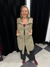 Load image into Gallery viewer, Luxe Longline Gillet (various colours)