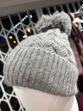 Load image into Gallery viewer, Cable Knit Bobble Hat (various colours)