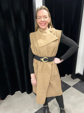 Load image into Gallery viewer, Longline Waterfall Waistcoat (various colours) - chichappensboutique