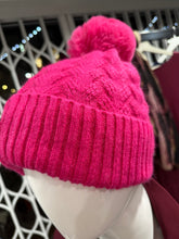 Load image into Gallery viewer, Cable Knit Bobble Hat (various colours)