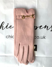 Load image into Gallery viewer, Buckle Detail Cashmere Blend Gloves (various colours) - chichappensboutique