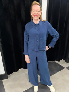 Navy Lightweight Shacket - chichappensboutique