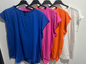 Essential Cap Sleeve Top (Various colours) - chichappensboutique