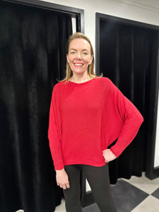 Super Soft Fine Batwing Knit (various colours) - chichappensboutique