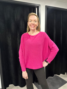 Super Soft Fine Batwing Knit (various colours) - chichappensboutique