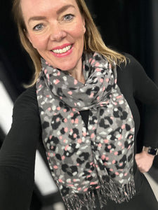 Abstract Camo Cashmere Blend Scarf (new colours) - chichappensboutique