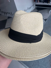 Load image into Gallery viewer, Trilby Straw Hat (various colours) - chichappensboutique