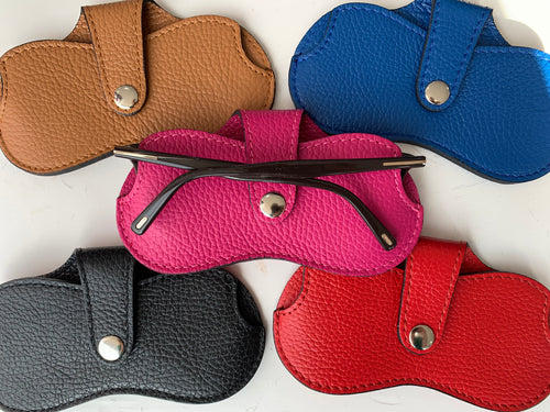 Leather Glasses Case (new colours) - chichappensboutique