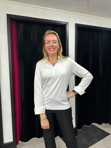 White Soft Microfibre Layering Top - chichappensboutique