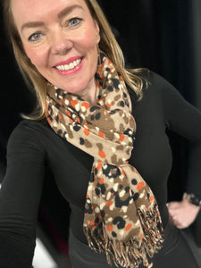 Abstract Camo Cashmere Blend Scarf (new colours) - chichappensboutique