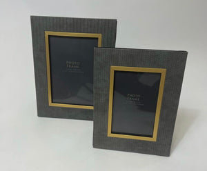 Grey Weave Picture frames 2 sizes - chichappensboutique