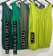 Load image into Gallery viewer, Essential Pleat Front Bubble Top (various colours) - chichappensboutique