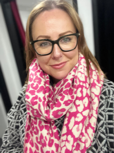 Leopard Print Cashmere Blend Supersoft Scarf (various colours) - chichappensboutique