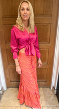 Load image into Gallery viewer, Tiered Lux Maxi Skirt - chichappensboutique