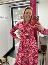 Load image into Gallery viewer, Valentines Maxi Shirt Dress - chichappensboutique