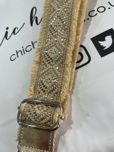 Metallic Woven Bag Strap