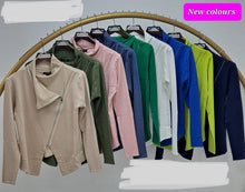 Load image into Gallery viewer, Luxe Soft Knit Biker Cardigan (new colours) - chichappensboutique