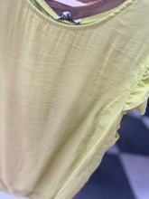 Load image into Gallery viewer, Button Back Frill Top (new colours) - chichappensboutique