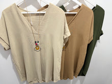 Load image into Gallery viewer, Extra Chic V-Neck Top (various colours)