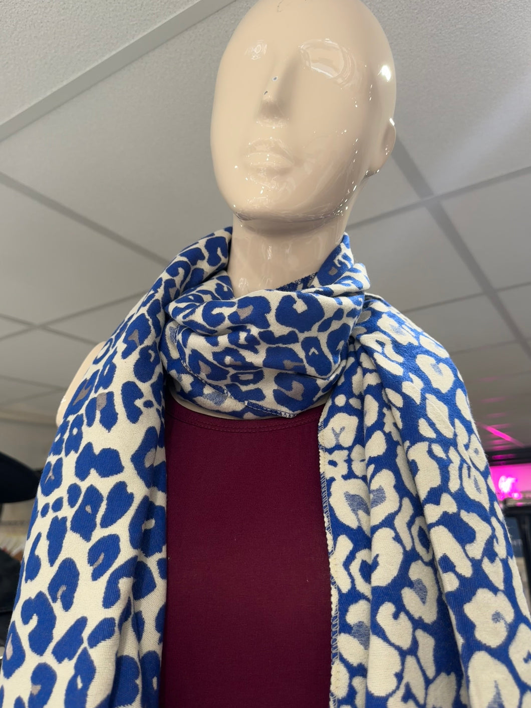 Leopard Print Cashmere Blend Supersoft Scarf (various colours) - chichappensboutique