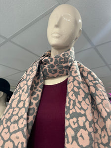 Leopard Print Cashmere Blend Supersoft Scarf (various colours) - chichappensboutique