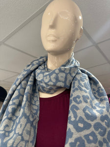 Leopard Print Cashmere Blend Supersoft Scarf (various colours) - chichappensboutique