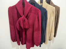 Load image into Gallery viewer, Pussybow Chenille Top (various colours)