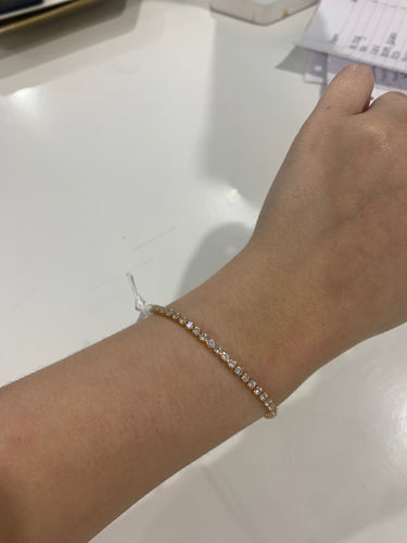 Tennis Bracelet (gold) - chichappensboutique