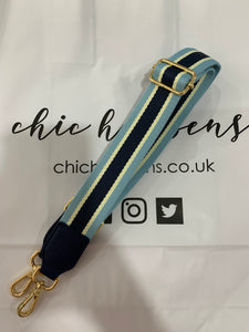 Alice wheeler Navy Bagstrap