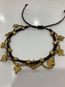 Gold Tassle Anklets - chichappensboutique