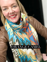 Load image into Gallery viewer, Zig Zag Scarf (various colours) - chichappensboutique