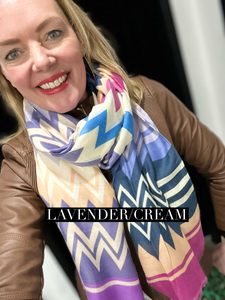 Zig Zag Scarf (various colours) - chichappensboutique