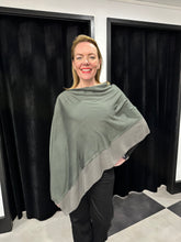 Load image into Gallery viewer, Chiffon Edge Poncho (various colours) - chichappensboutique