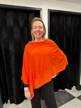Load image into Gallery viewer, Chiffon Edge Poncho (various colours) - chichappensboutique