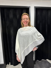 Load image into Gallery viewer, Chiffon Edge Poncho (various colours) - chichappensboutique