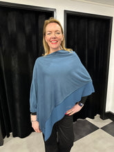 Load image into Gallery viewer, Chiffon Edge Poncho (various colours) - chichappensboutique