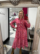 Load image into Gallery viewer, Valentines Maxi Shirt Dress - chichappensboutique