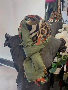 Abstract Camo Scarf (various colours) - chichappensboutique