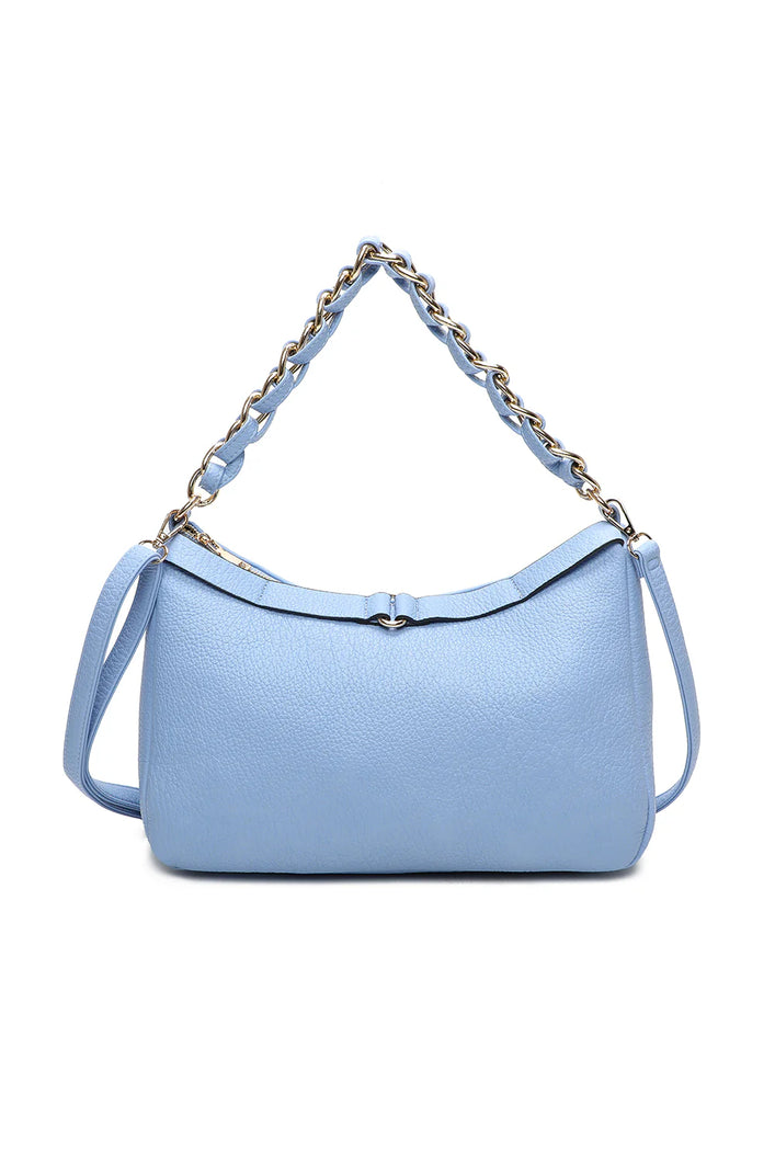 Oversized Chain Detail Crossbody Bag (various colours)