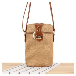 Barrel Style Crossbody Bag (various colours)