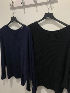 Ribbed Batwing Knits (various colour)