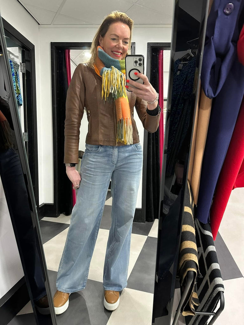 Tocada Wide Leg Stretch Jeans (Light Blue) - chichappensboutique