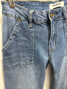 Retro Style Wide Leg Jeans - chichappensboutique